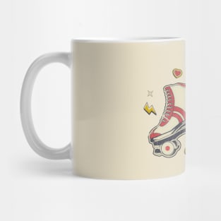 Just Roll With It - retro 80s Mug